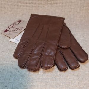 Vintage Aris Mens Leather Gloves NWT